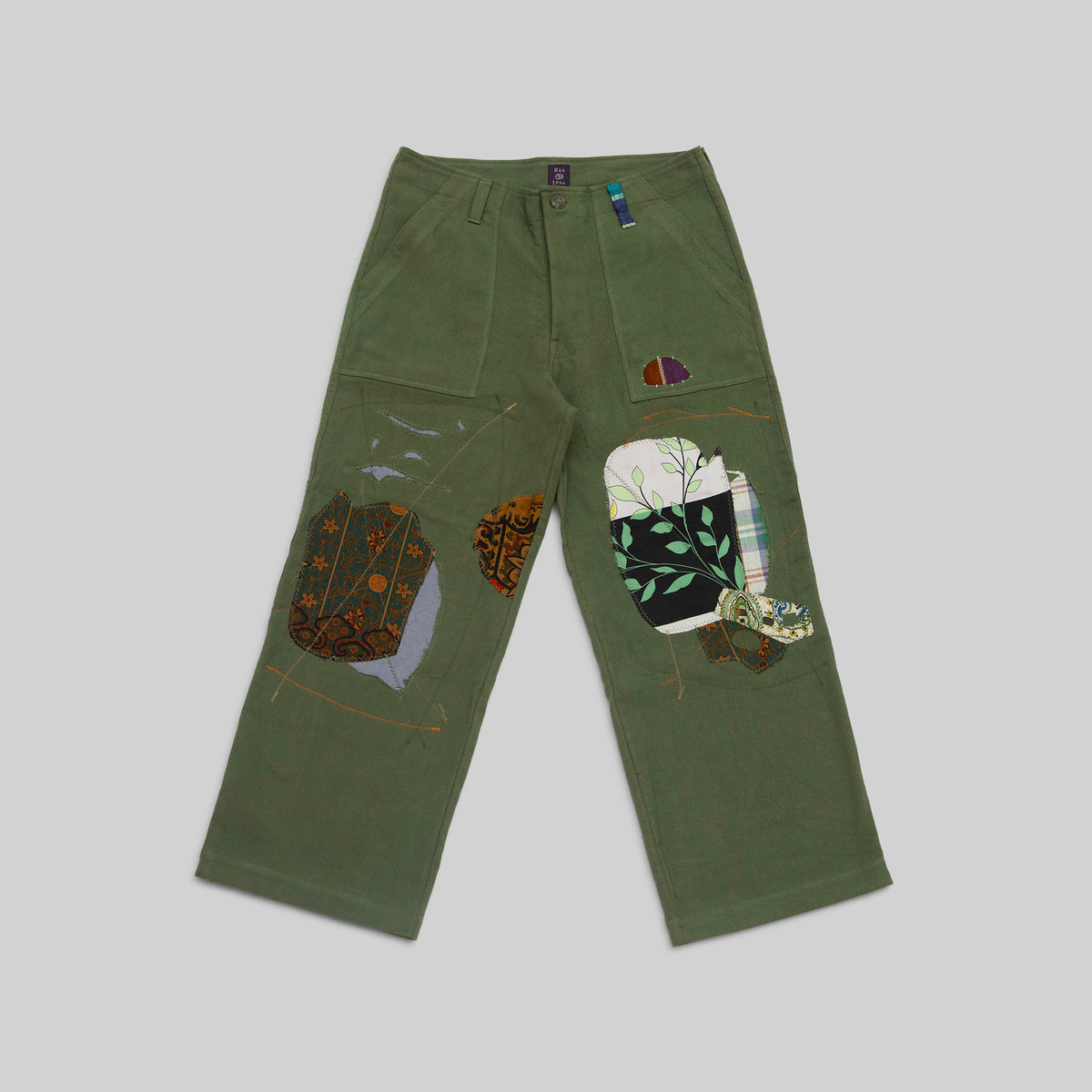Handwoven Patched Pants