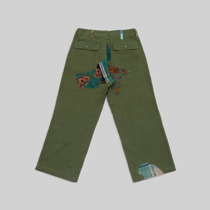 Handwoven Patched Pants