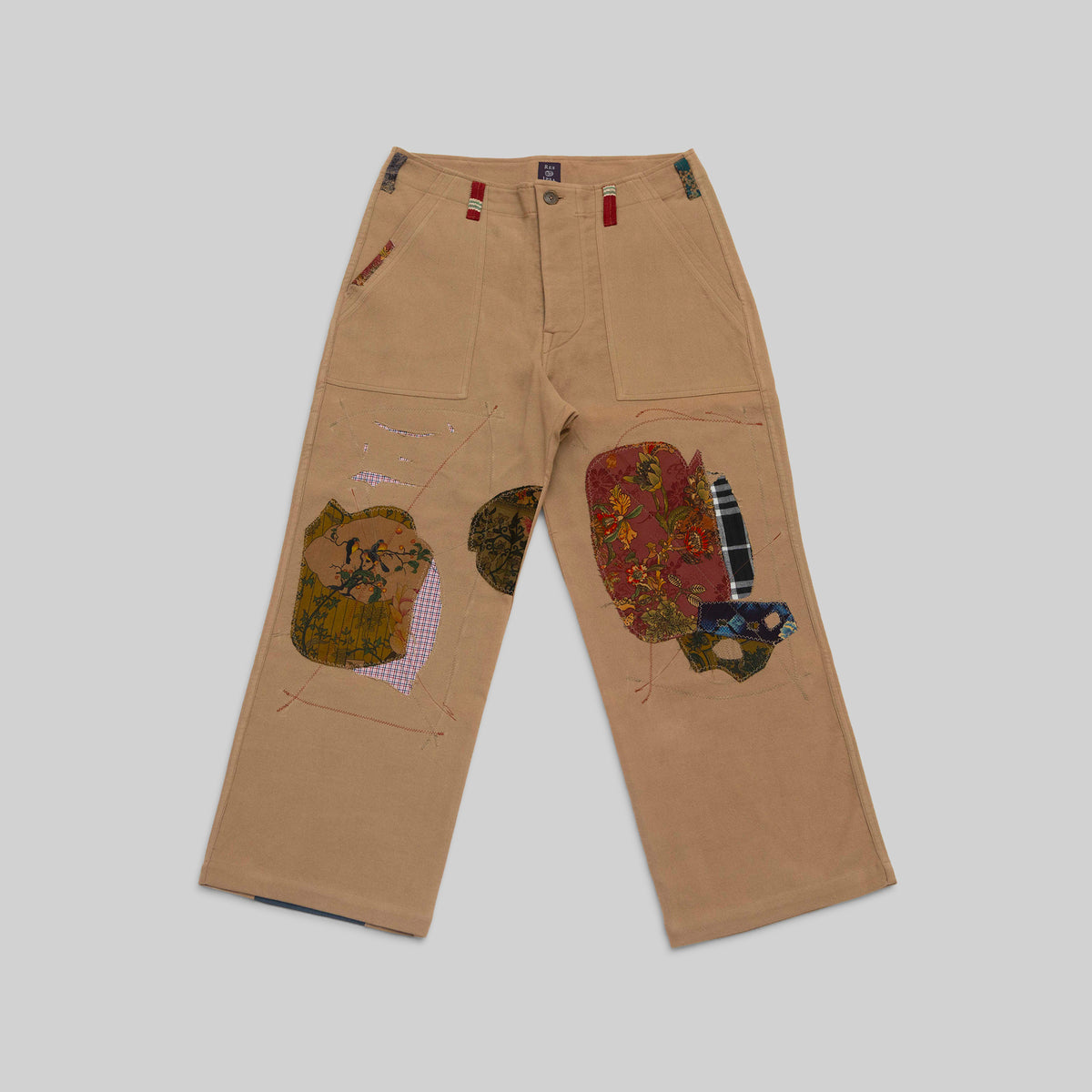 Handwoven Patched Pants