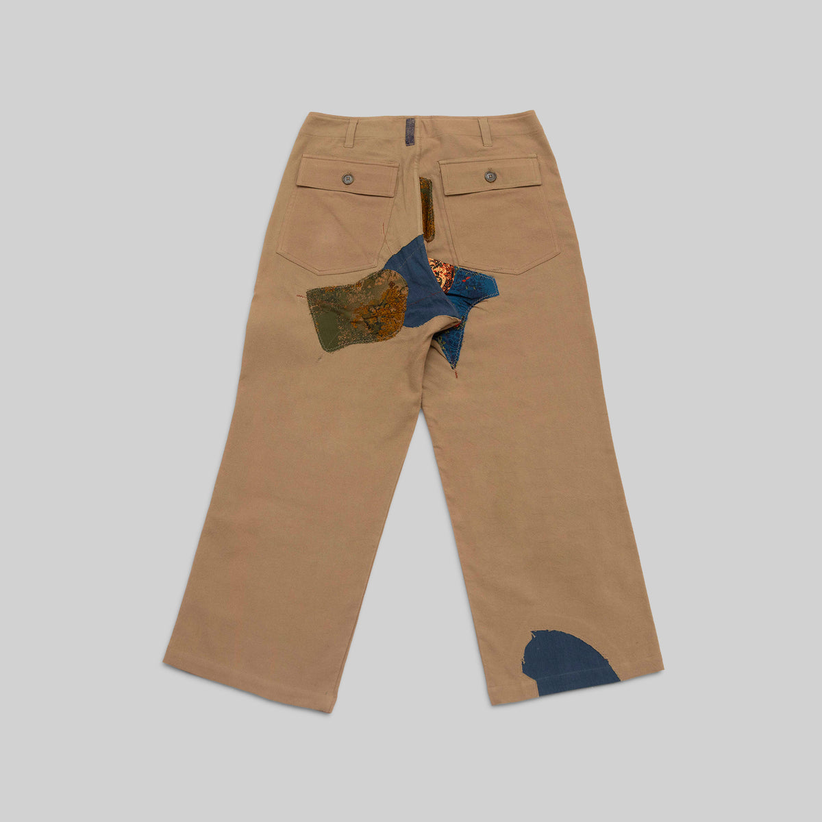 Handwoven Patched Pants