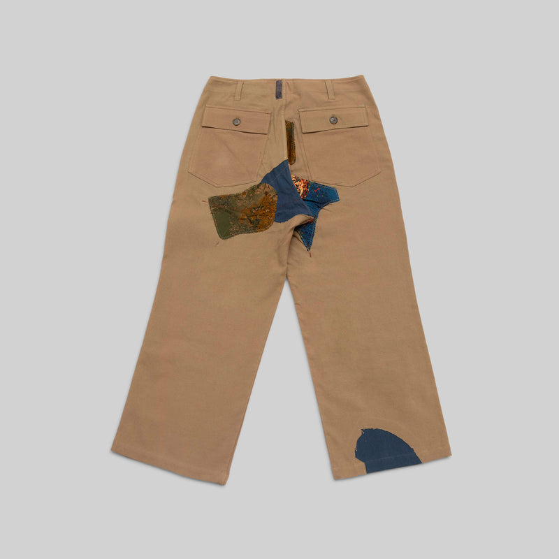 Handwoven Patched Pants