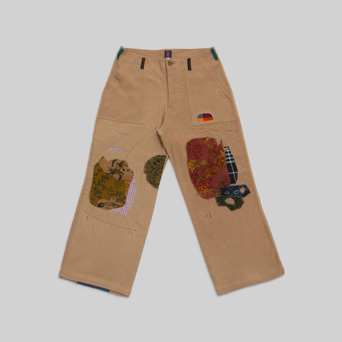Handwoven Patched Pants