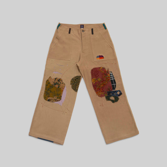 Handwoven Patched Pants
