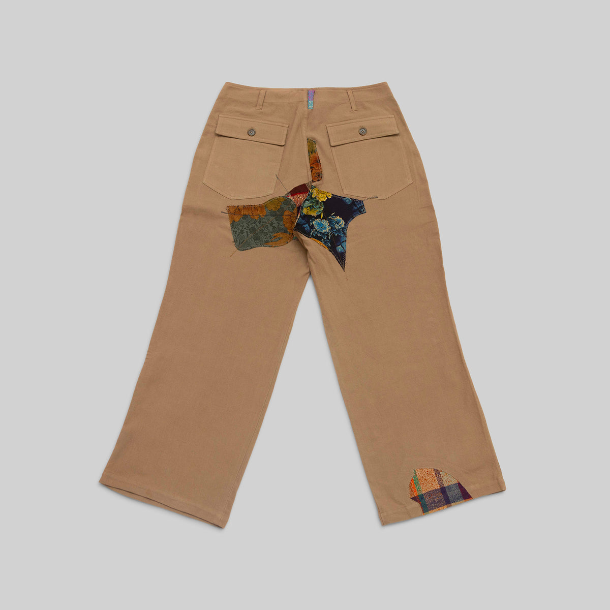 Handwoven Patched Pants