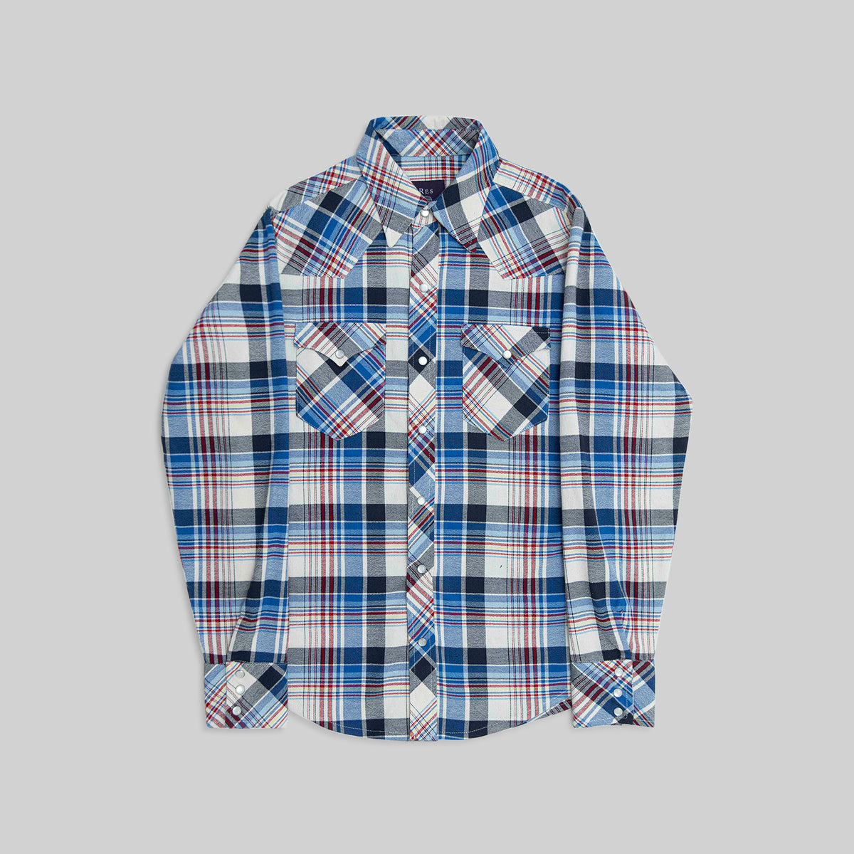Handwoven Plaid Western Shirt