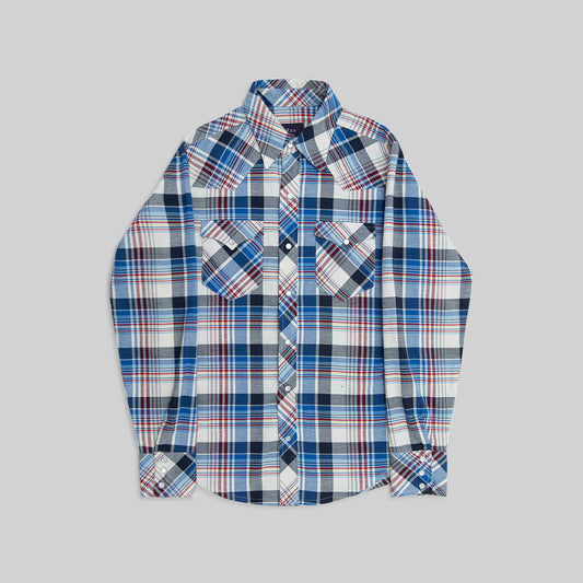 Handwoven Plaid Western Shirt