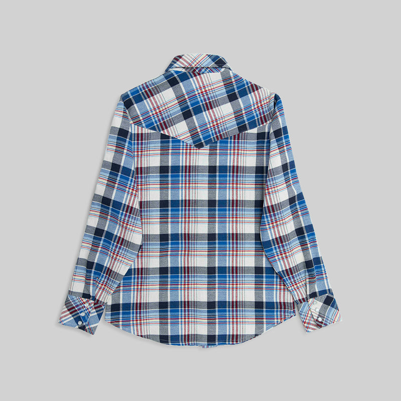 Handwoven Plaid Western Shirt