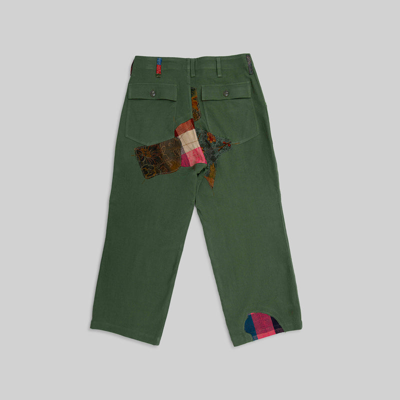 Handwoven Patched Pants