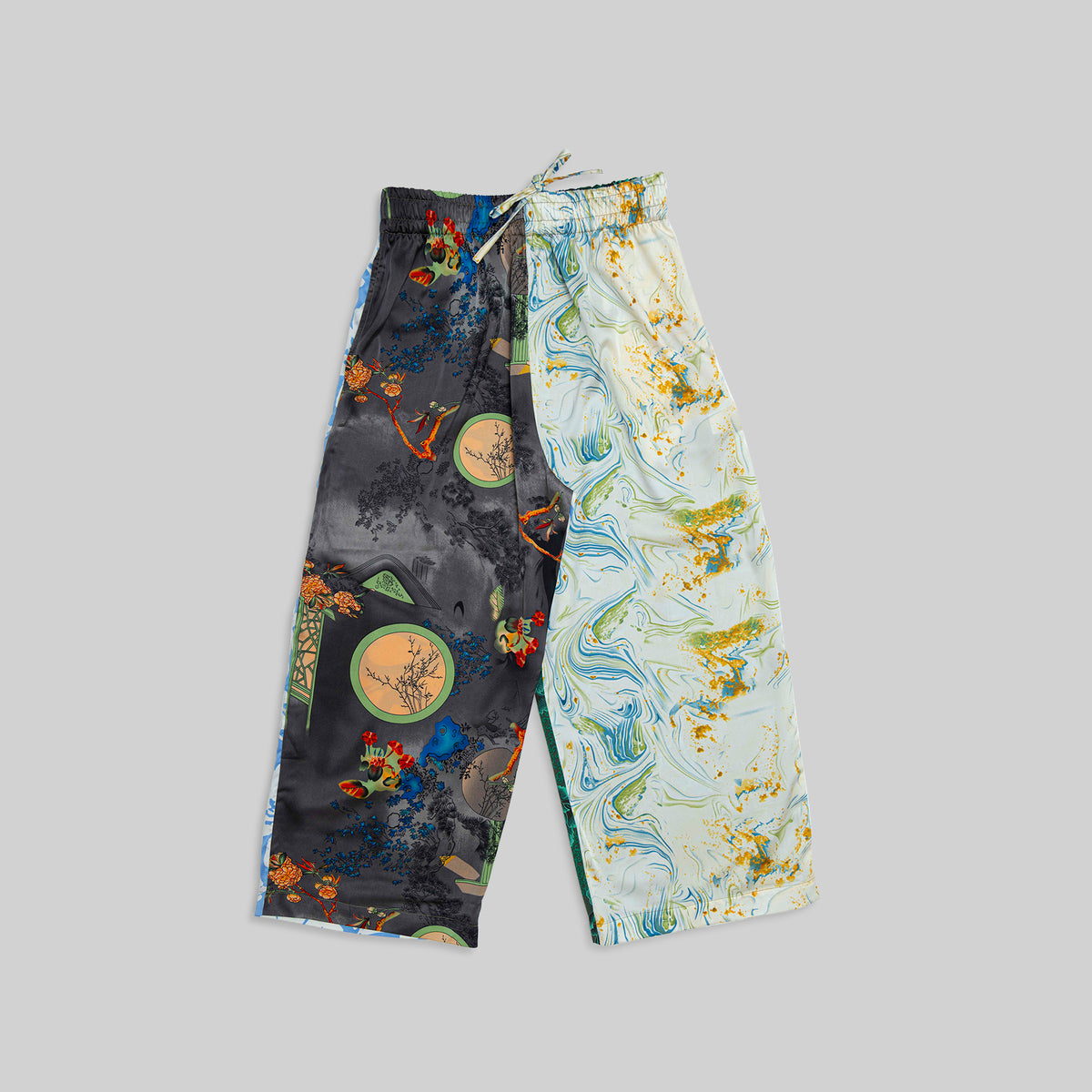 Silk Wide Leg Pants