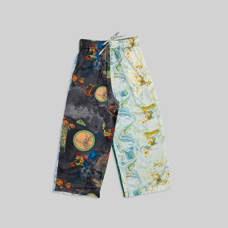 Silk Wide Leg Pants
