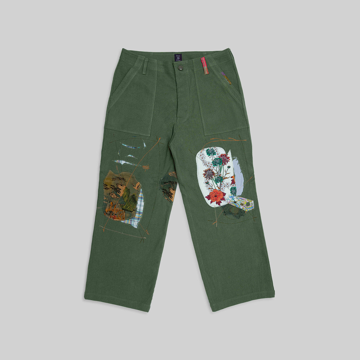 Handwoven Patched Pants