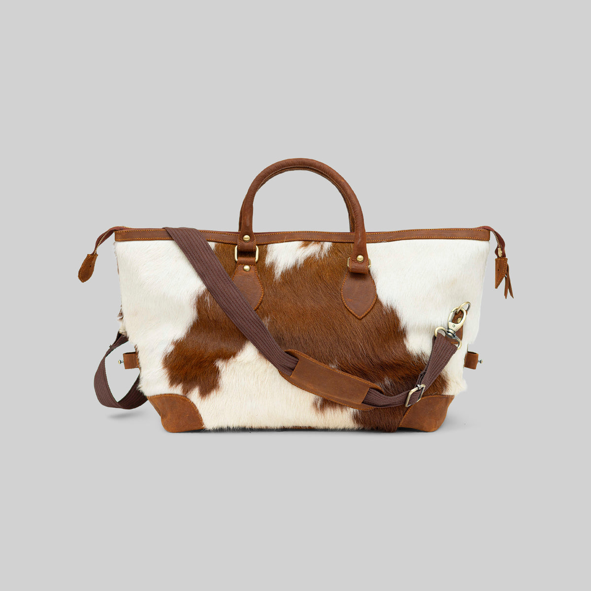 Cowhide Weekender Bag