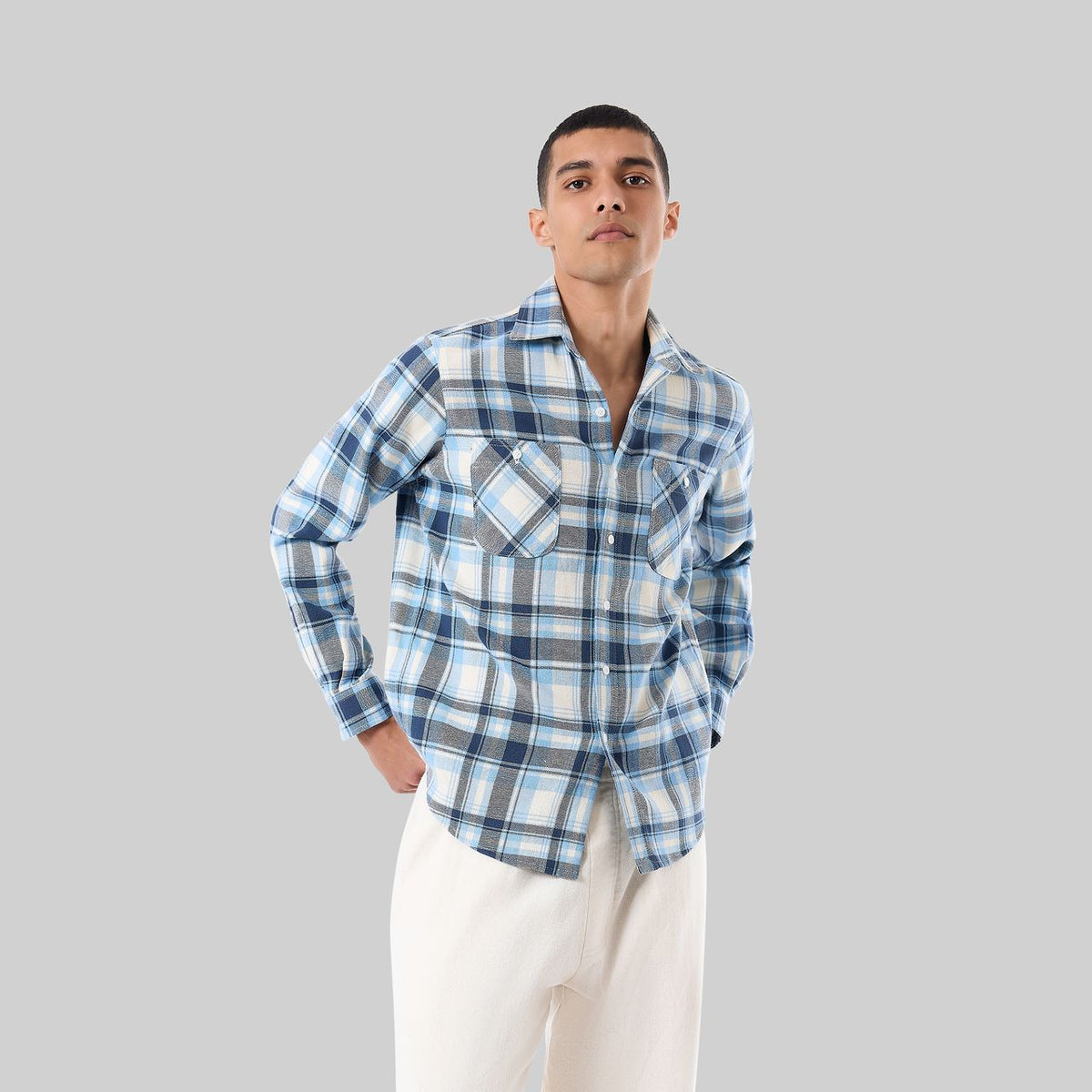 Handwoven Plaid Shirt