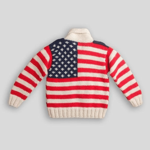 American Flag Cowichan Sweater - RES IPSA