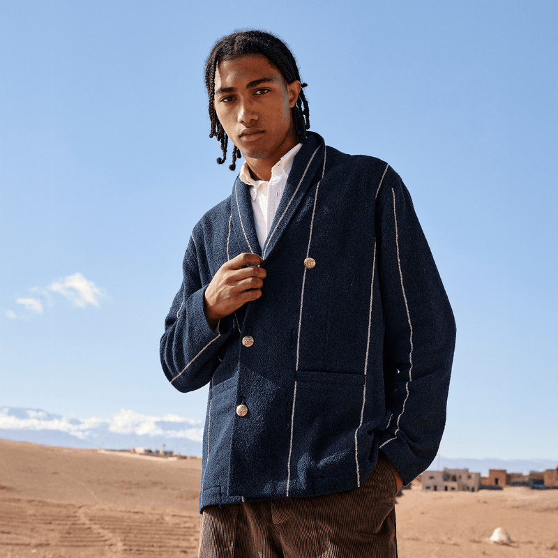 Bouclé Shawl Collar Jacket - RES IPSA