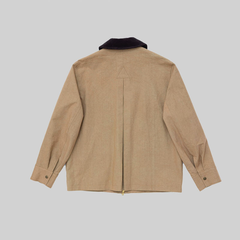 Canvas Jacket with Corduroy Collar - RES IPSA