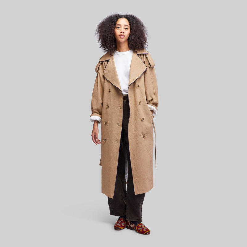 Canvas Trench Coat - RES IPSA