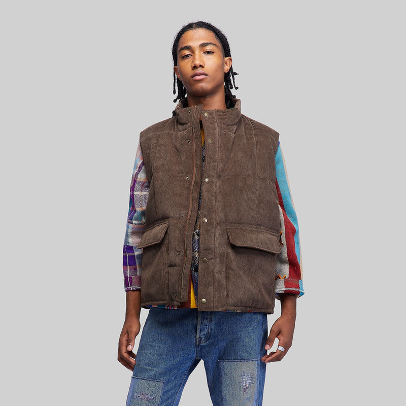 Corduroy Puffer Vest - RES IPSA