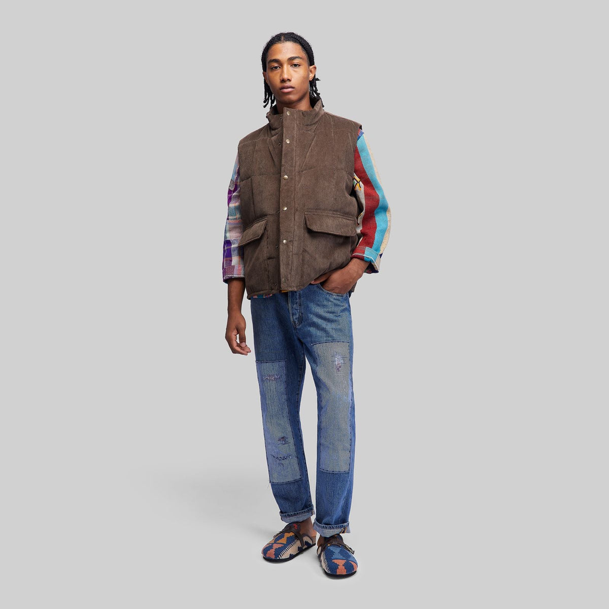 Corduroy Puffer Vest - RES IPSA