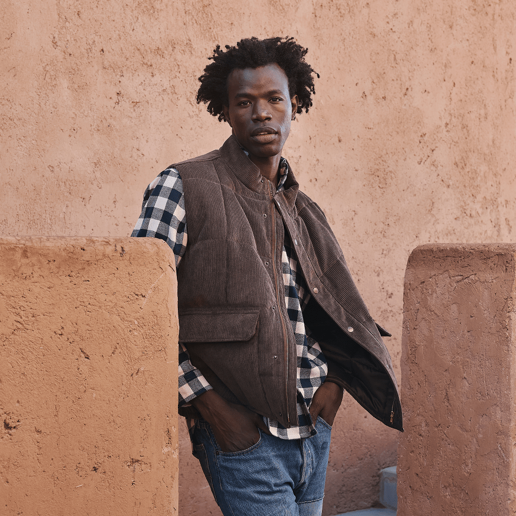 Corduroy Puffer Vest - RES IPSA