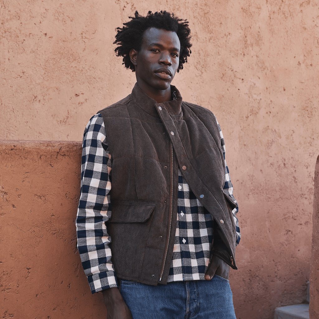 Corduroy Puffer Vest - RES IPSA