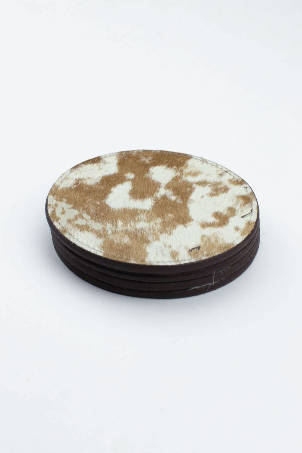 Cowhide Coasters Set of 4