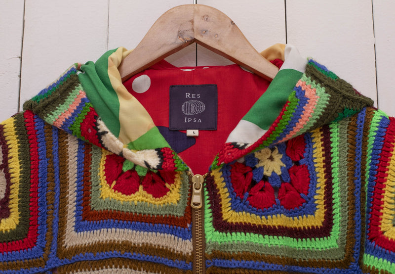 Crochet Bomber Hoodie - RES IPSA