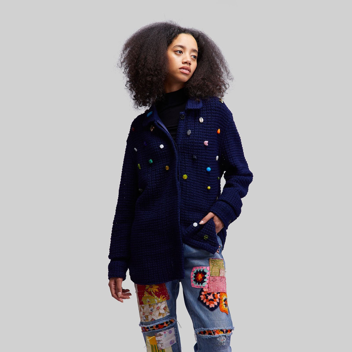 Crochet Shirt with Beads - RES IPSA