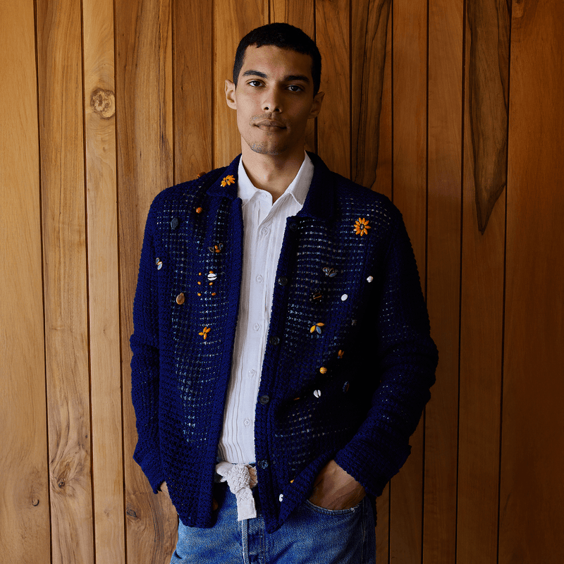Crochet Shirt with Beads - RES IPSA