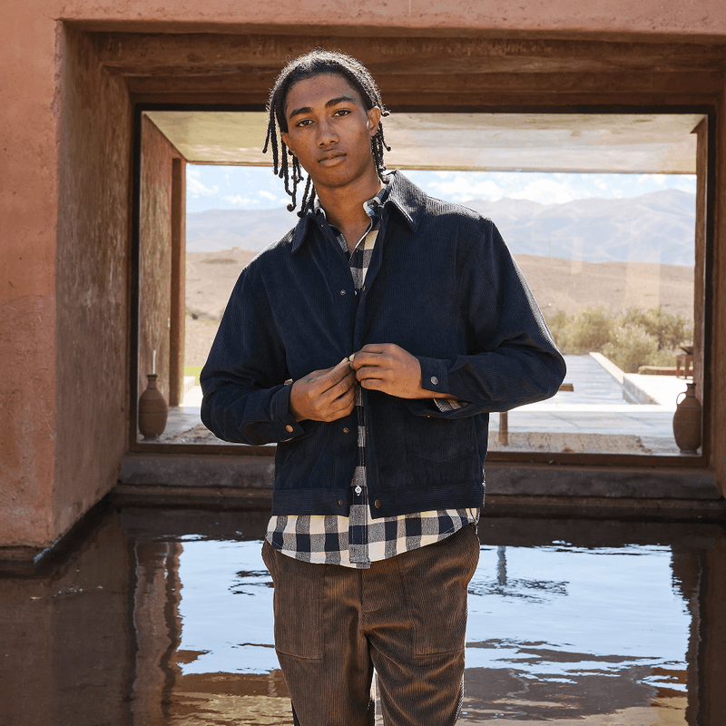 Embroidered Corduroy Don't Be a Little Bitch Jacket - RES IPSA