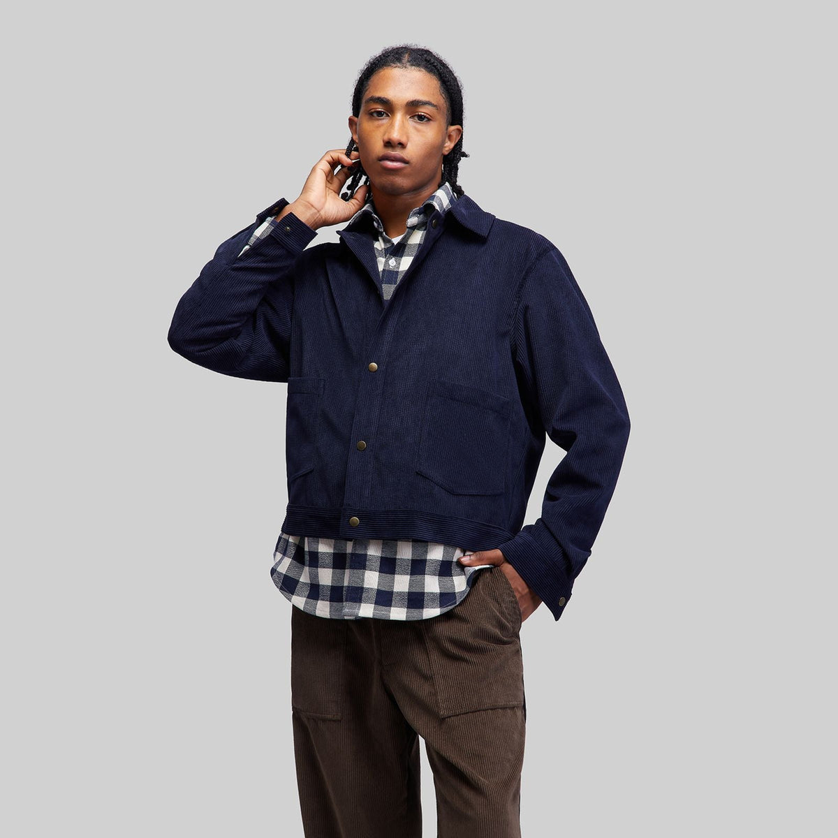 Embroidered Corduroy Don't Be a Little Bitch Jacket - RES IPSA