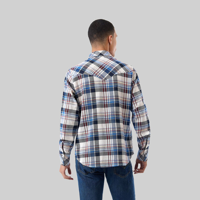 Handwoven Plaid Western Shirt