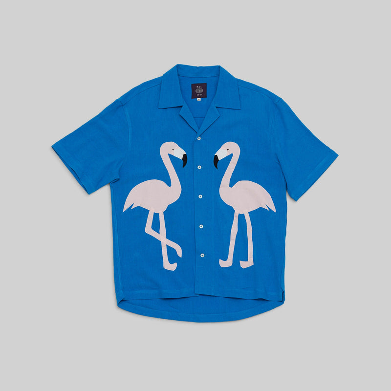 Flamingo Appliqué Camp Shirt - RES IPSA