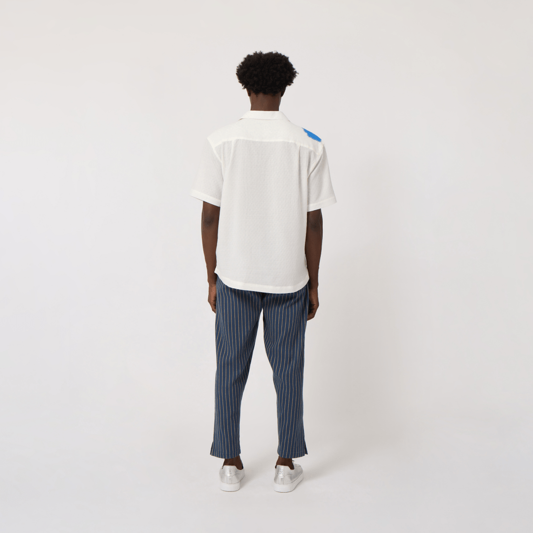 Floral Appliqué Camp Shirt - RES IPSA