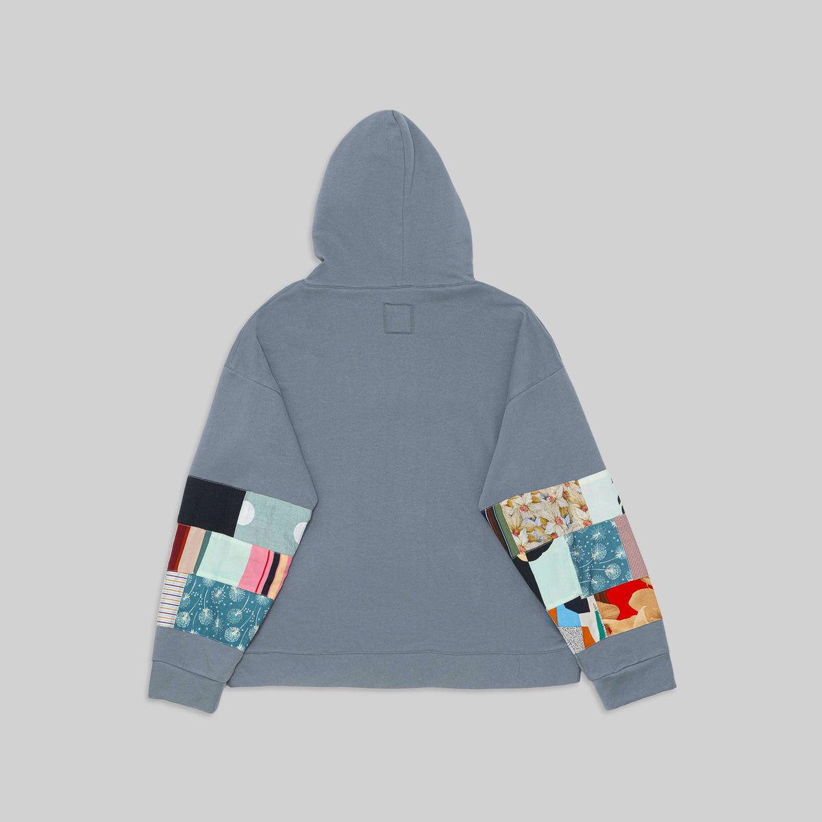 Grey Patchwork Hoodie - RES IPSA