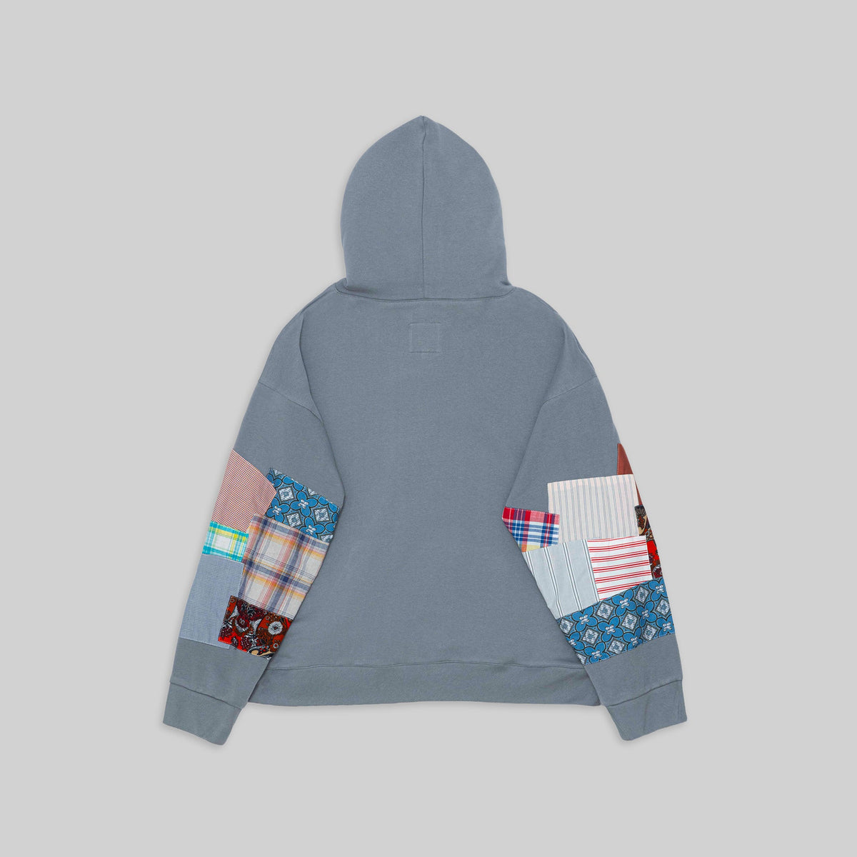 Grey Patchwork Hoodie - RES IPSA
