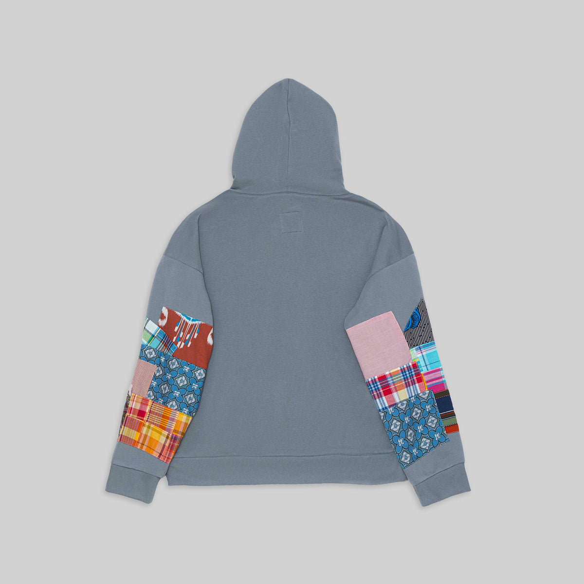 Grey Patchwork Hoodie - RES IPSA