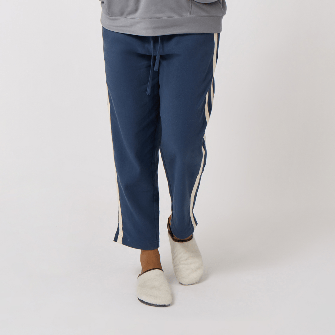 Handwoven Blue Pants with Stripe - RES IPSA