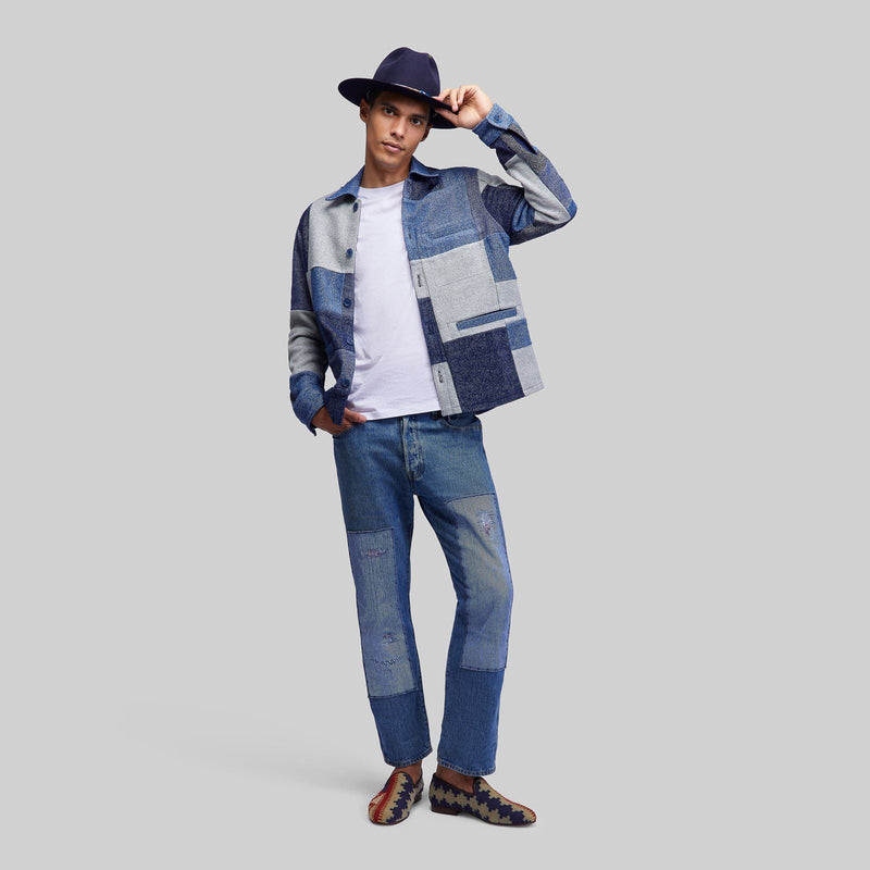 Handwoven Dyed Patchwork Workshirt - RES IPSA