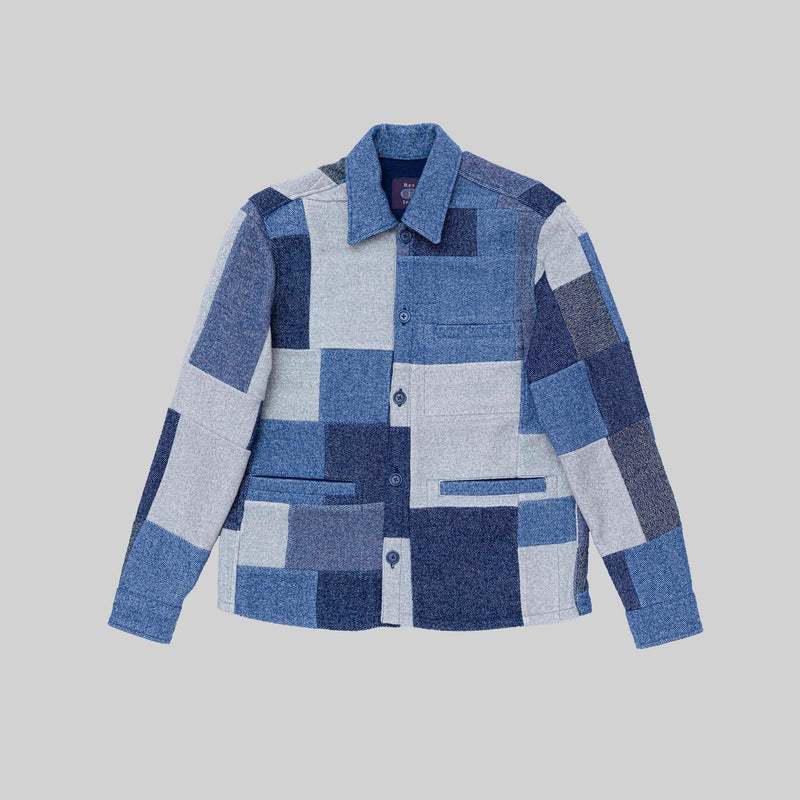 Handwoven Dyed Patchwork Workshirt - RES IPSA