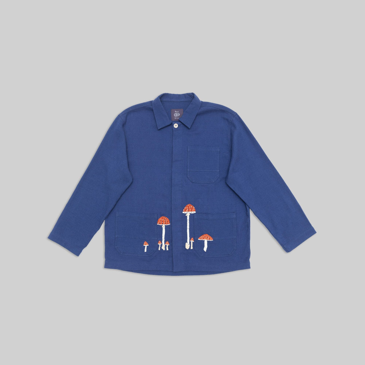 Handwoven Mushroom - Embroidered Workshirt - RES IPSA