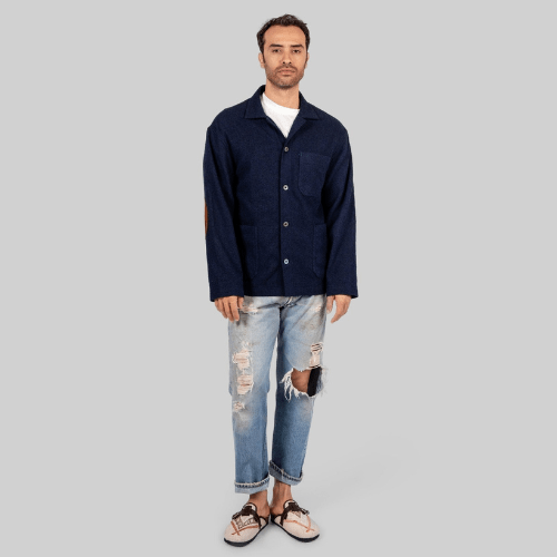 Handwoven Navy Workshirt - RES IPSA