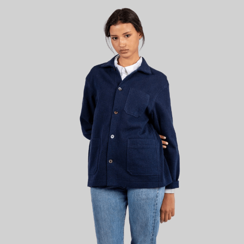 Handwoven Navy Workshirt - RES IPSA