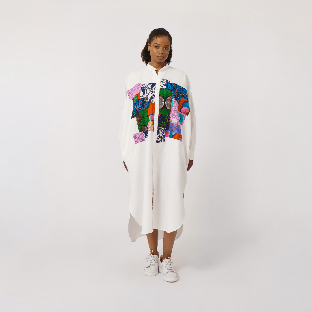 Handwoven Patched - Front Kaftan - RES IPSA