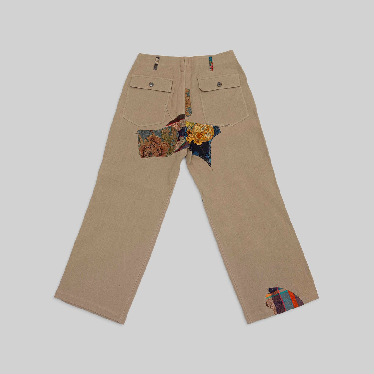 Handwoven Patched Pants - RES IPSA