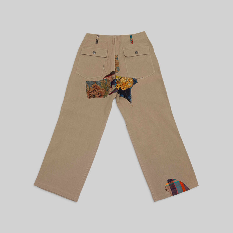 Handwoven Patched Pants - RES IPSA