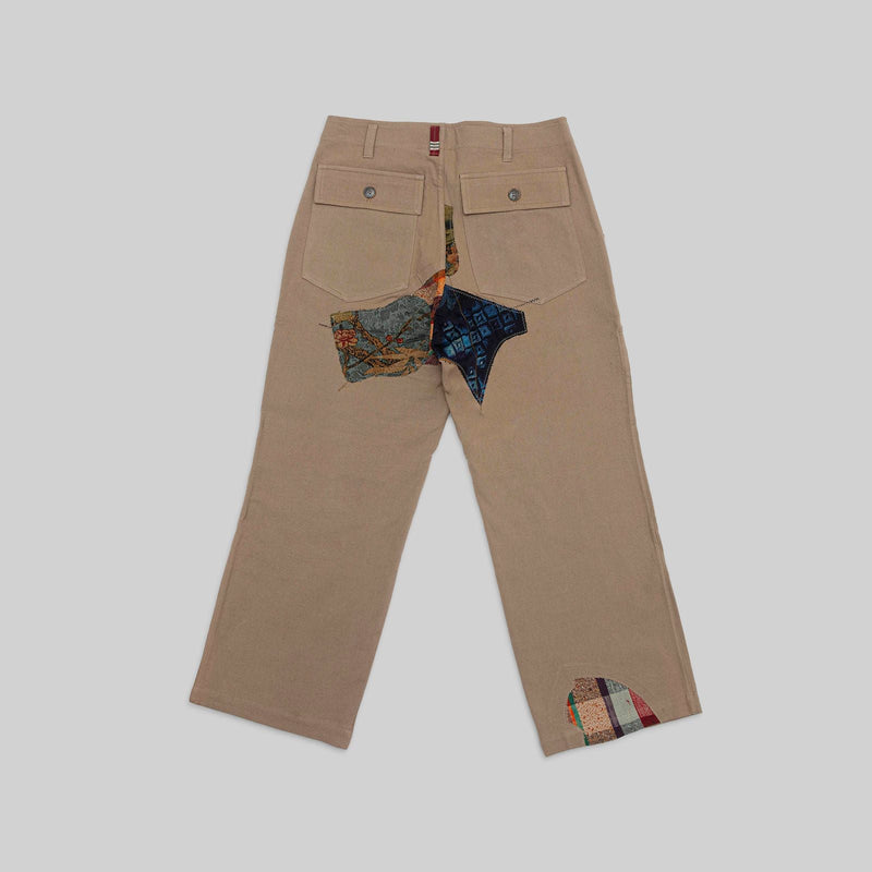 Handwoven Patched Pants - RES IPSA