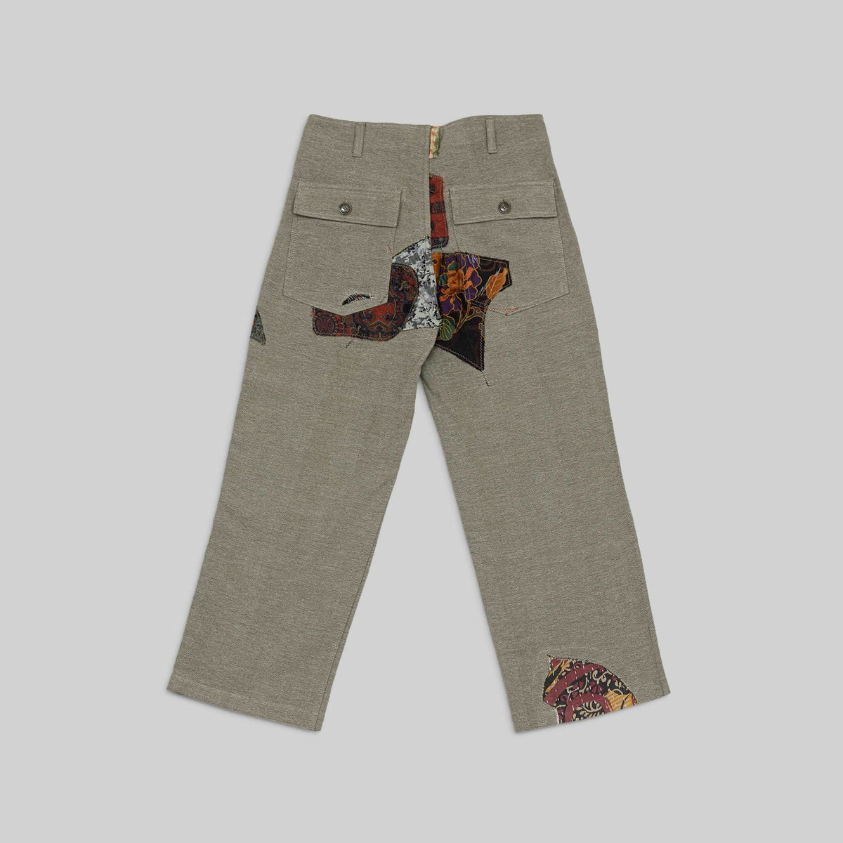 Handwoven Patched Pants - RES IPSA