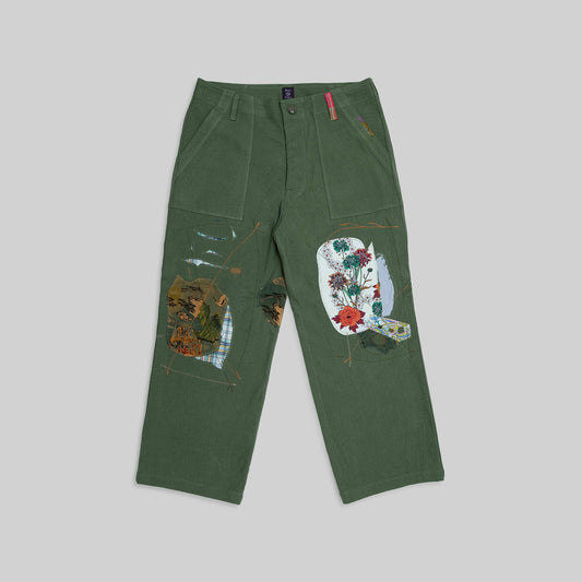 Handwoven Patched Pants - RES IPSA