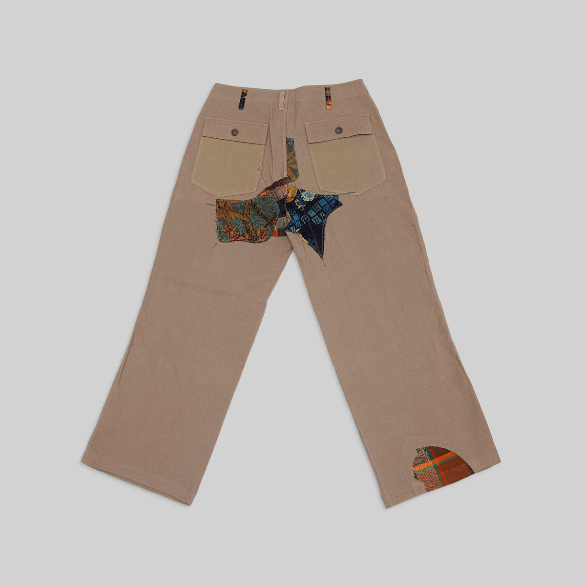 Handwoven Patched Pants - RES IPSA